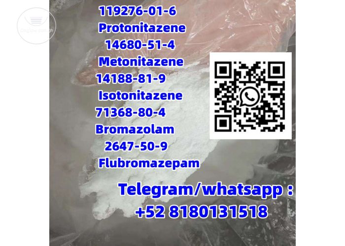   119276-01-6  Protonitazene    14680-51-4  Metonitazene 14188-81-9  Isotonitazene 71368-80-4  Bromazolam    2647-50-9  Flubromazepam