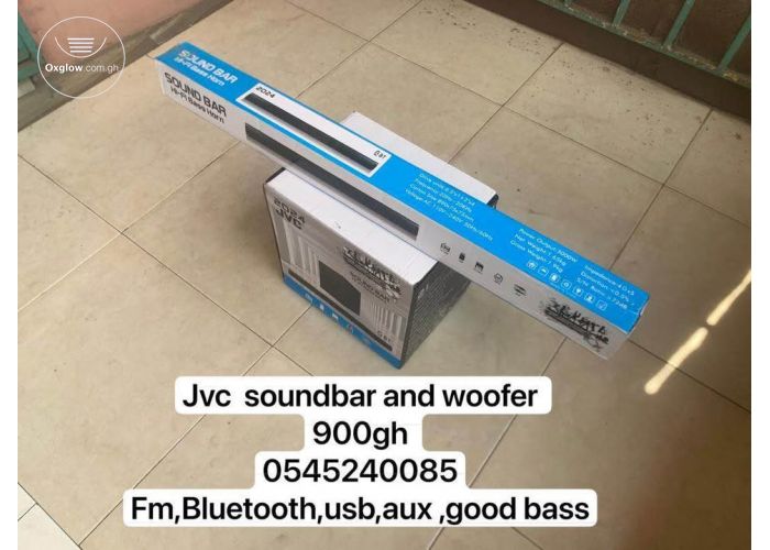 Jvc soundbar and woofer
