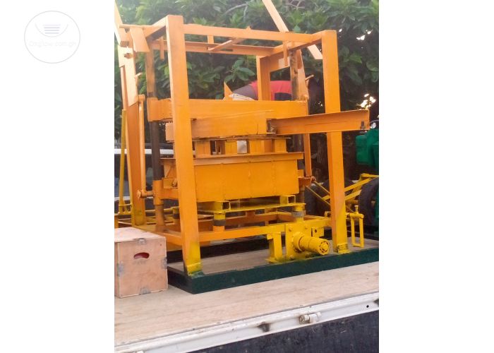 Newly built block machine for sale in Ghana