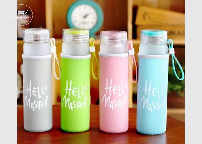 Glass Water Bottle 